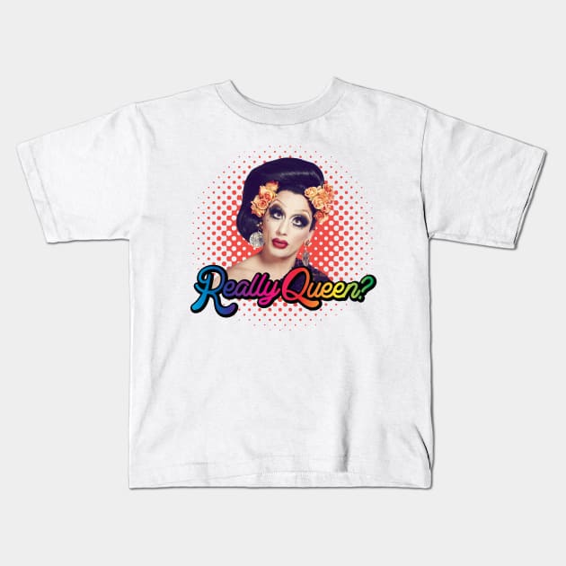 Really Queen? Kids T-Shirt by aespinel